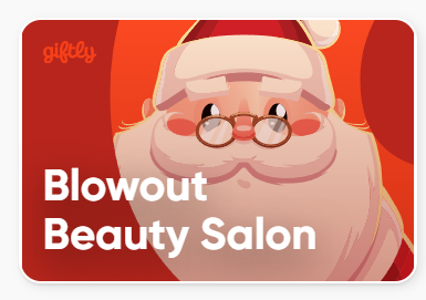 Blowout Beauty Salon Gift Card